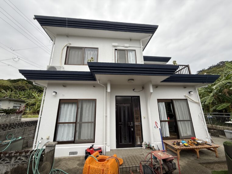 【外壁塗装・防水塗装工事】沖縄県南城市　S様邸